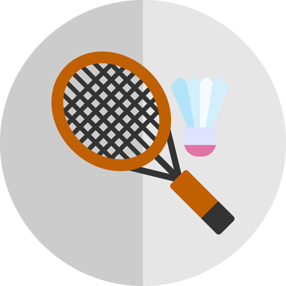 design de ícone de vetor de badminton