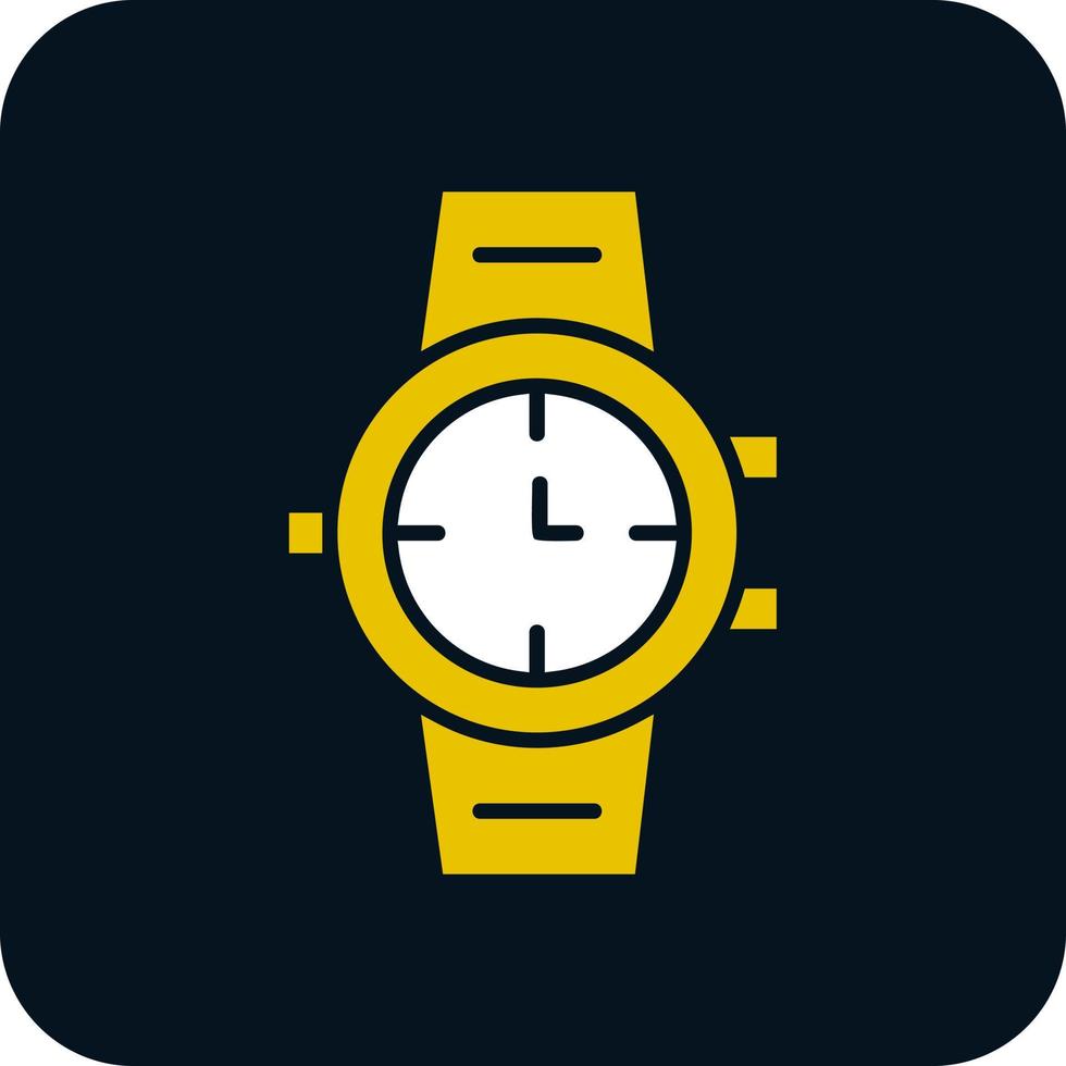 design de ícone de vetor de relógio de pulso