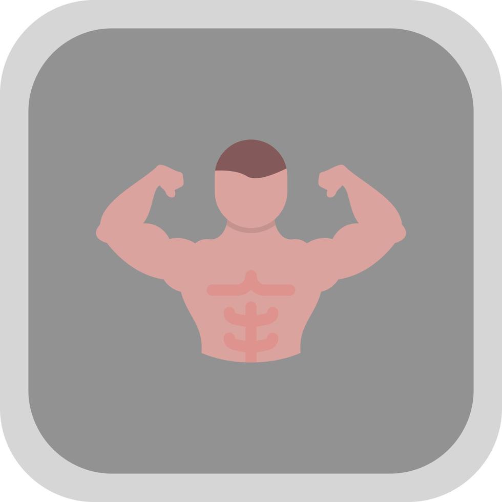 design de ícone de vetor muscular de corpo inteiro