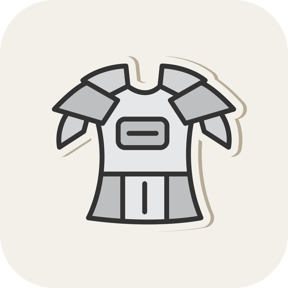 design de ícone de vetor de armadura