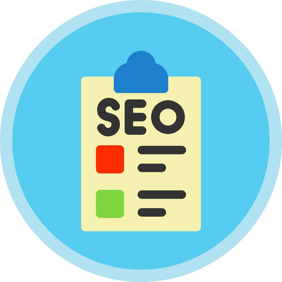 design de ícone de vetor de lista de verificação seo