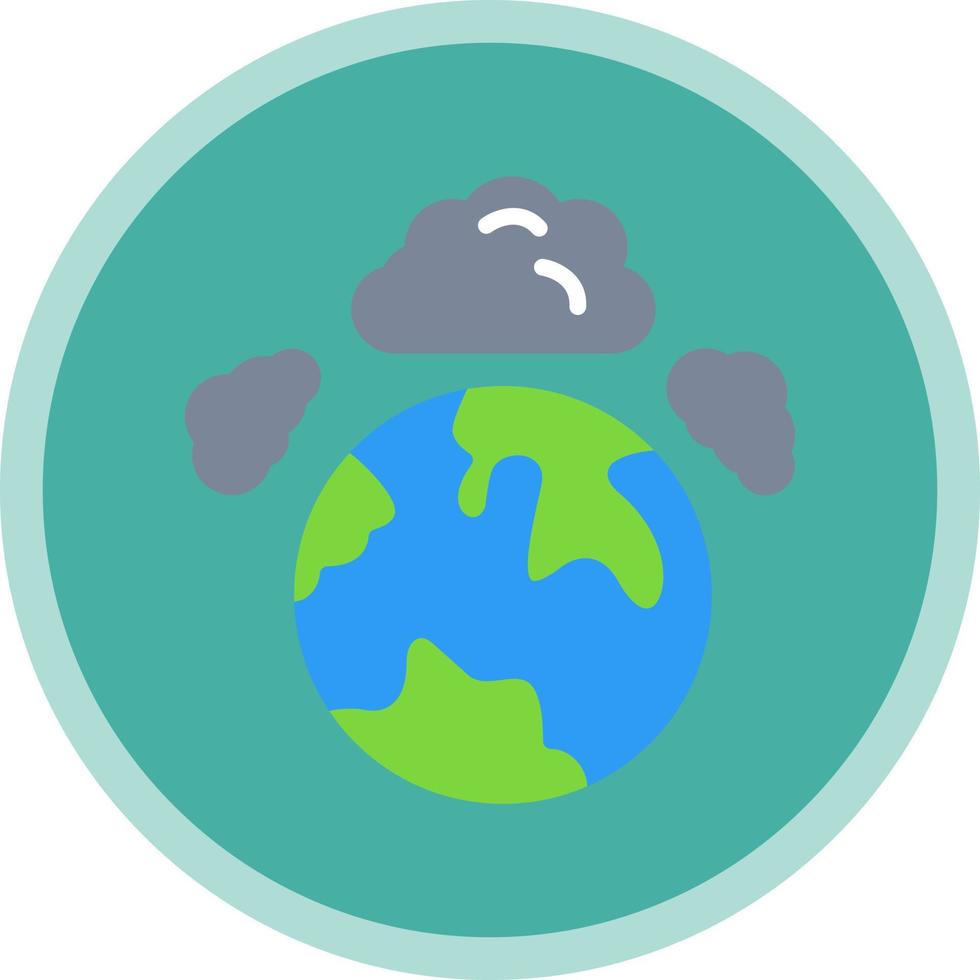 design de ícone vetorial de poluição atmosférica vetor