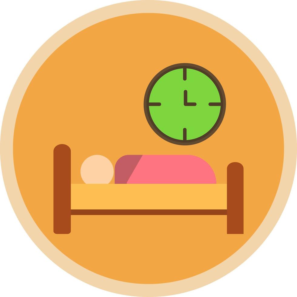 design de ícone de vetor de hora de dormir