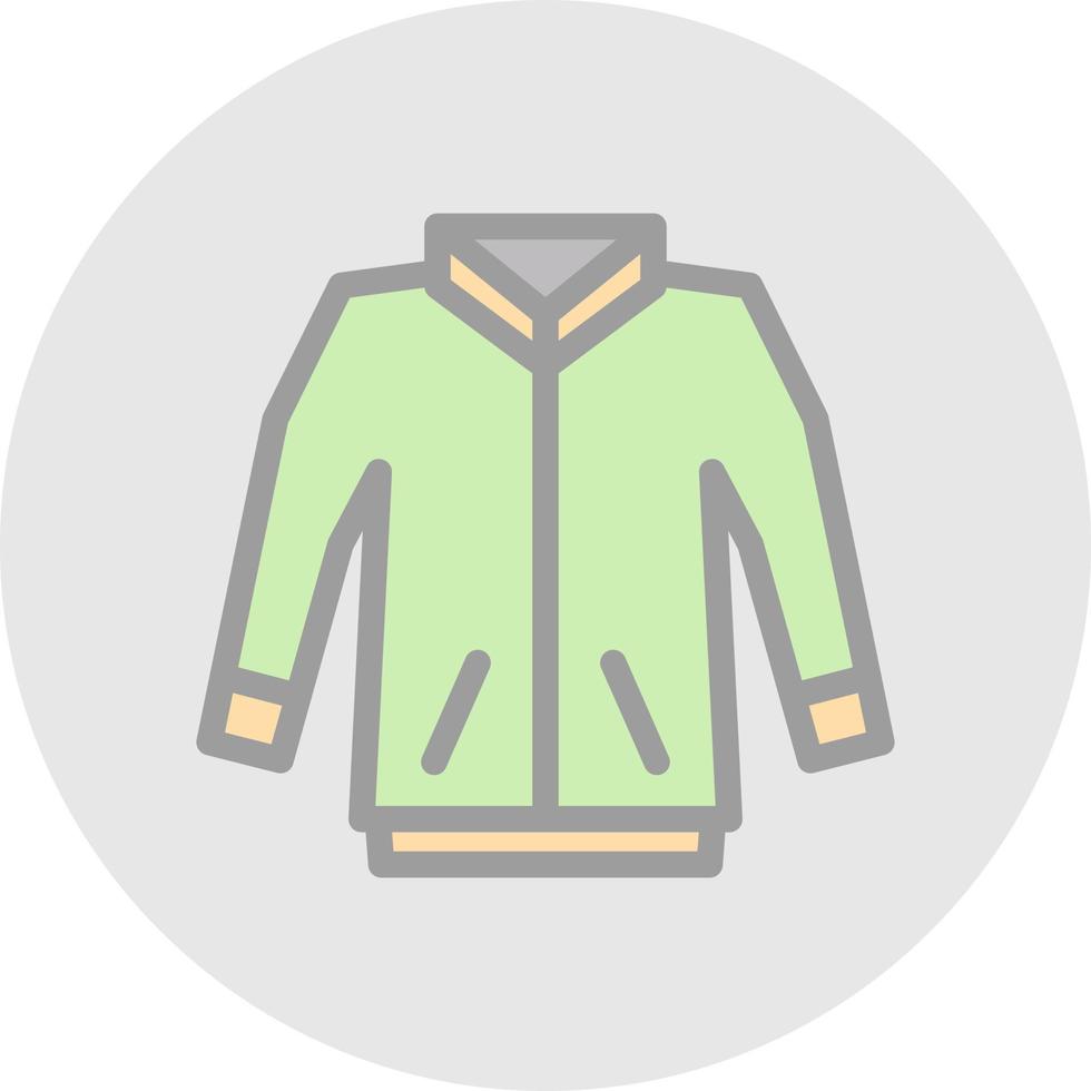 design de ícone de vetor de jaqueta