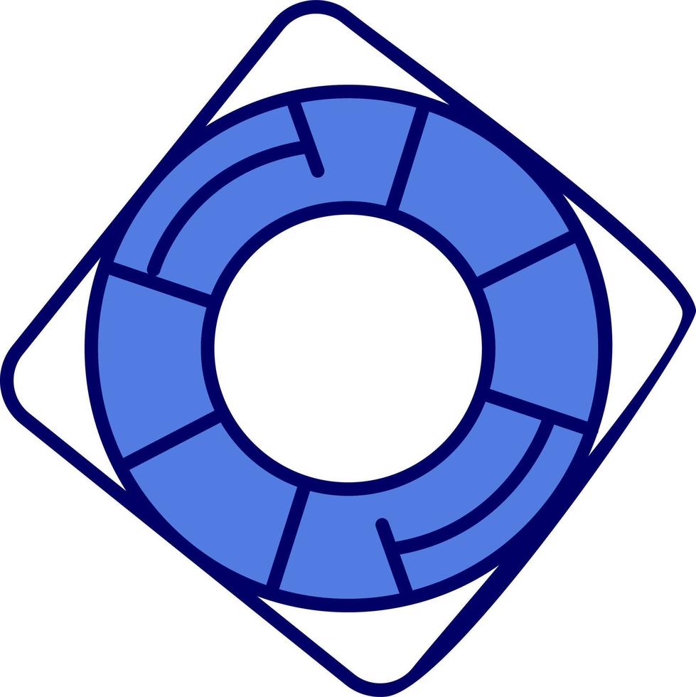 ícone de vetor de boia salva-vidas