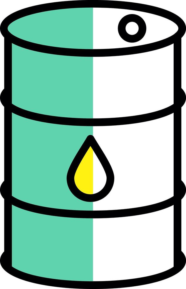 design de ícone de vetor de barril de petróleo