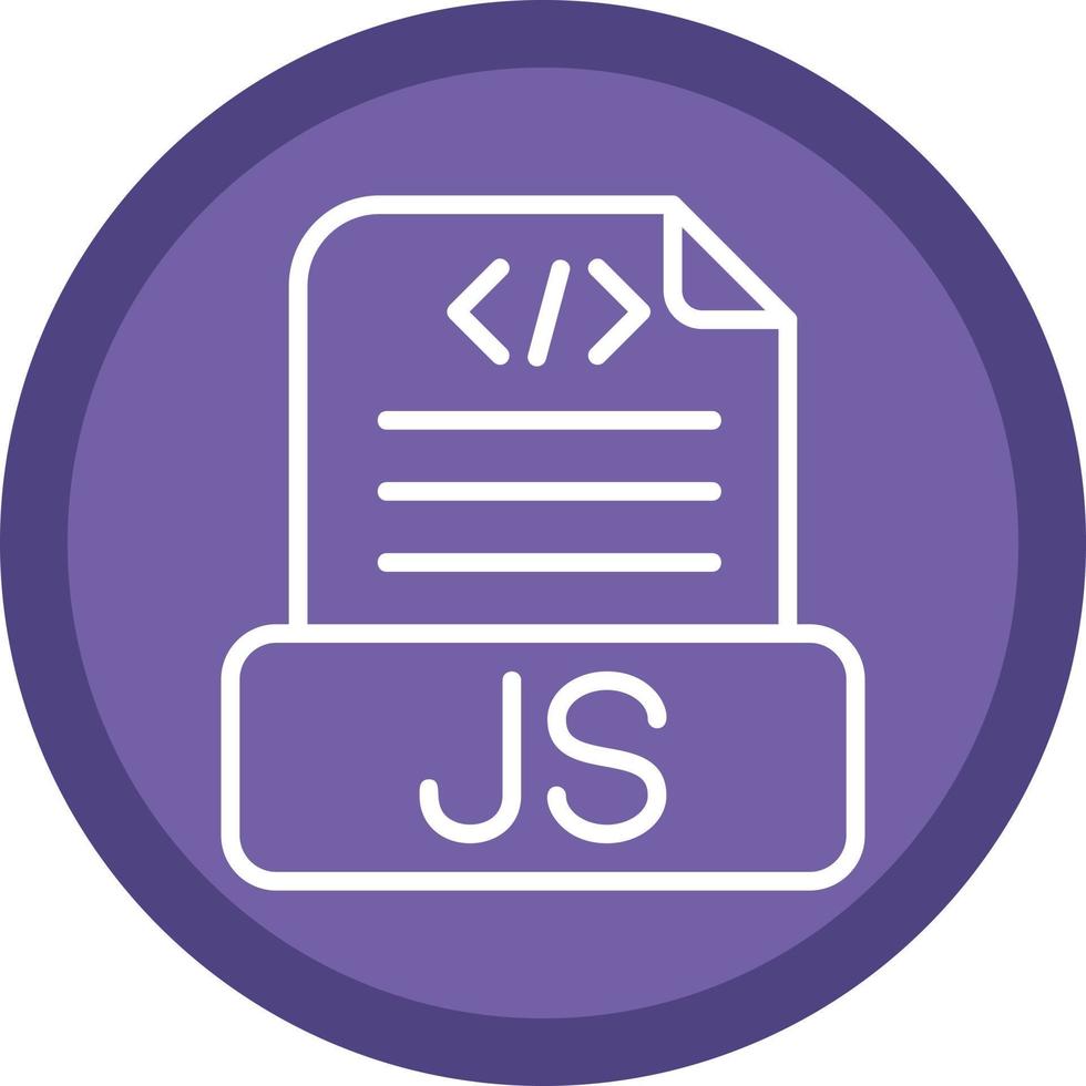 design de ícone de vetor de arquivo javascript