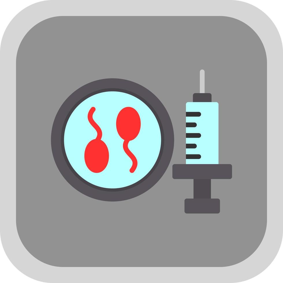 design de ícone de vetor de fertilização in vitro