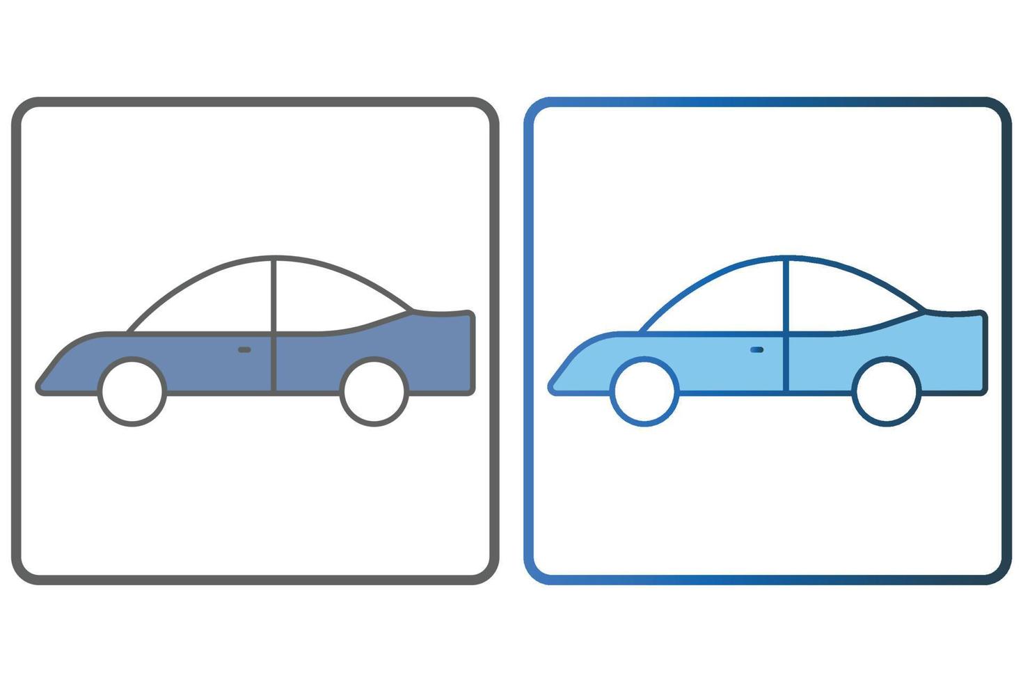 carro ícone ilustração. ícone relacionado para carro serviço, carro reparar. dois tom ícone estilo, linear cor. simples vetor Projeto editável