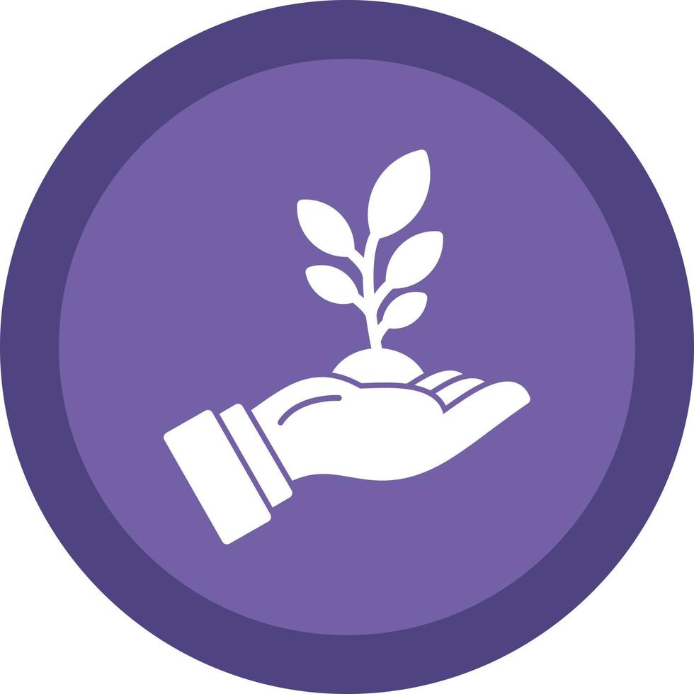 salvar o design do ícone do vetor de plantas