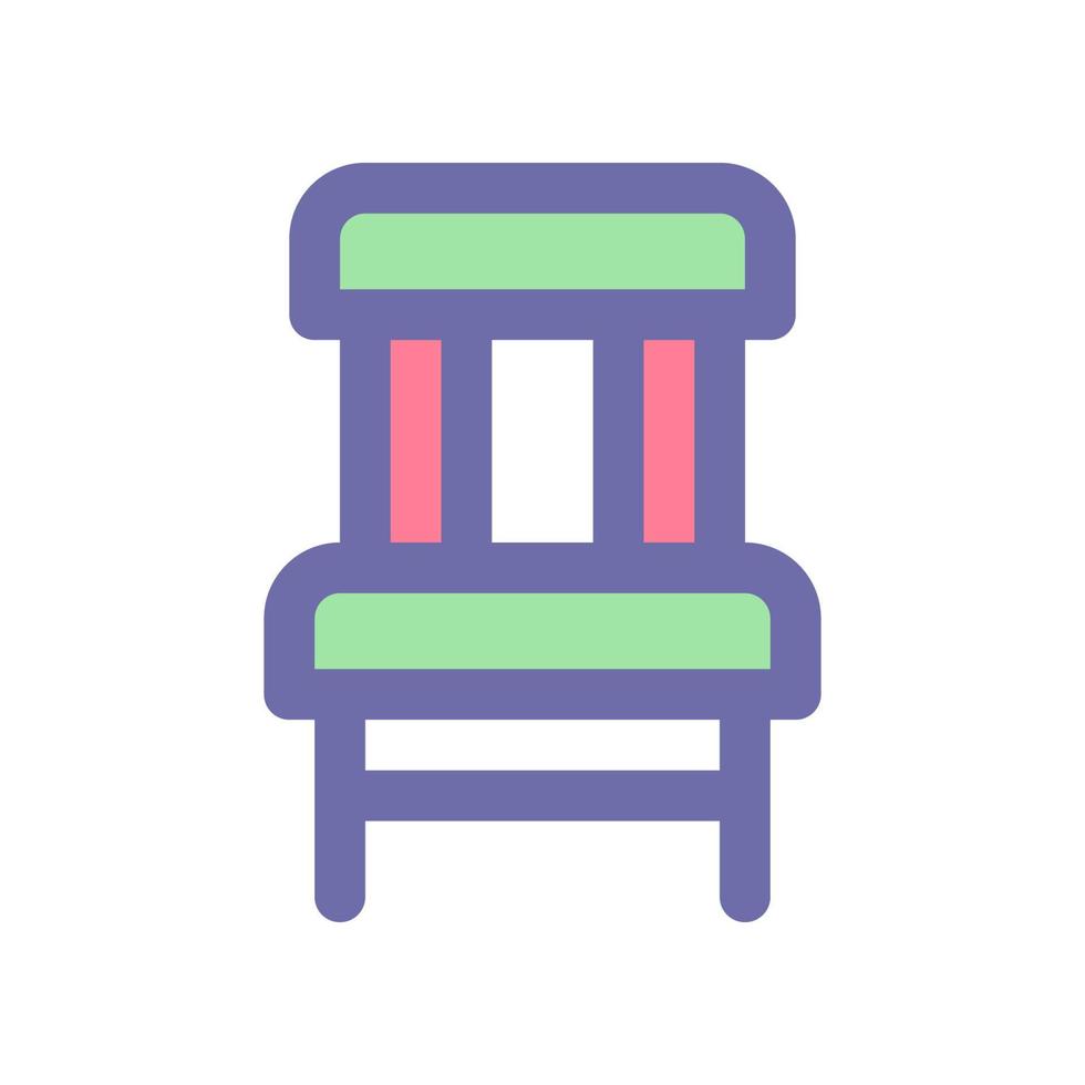 cadeira ícone para seu local na rede Internet projeto, logotipo, aplicativo, ui. vetor