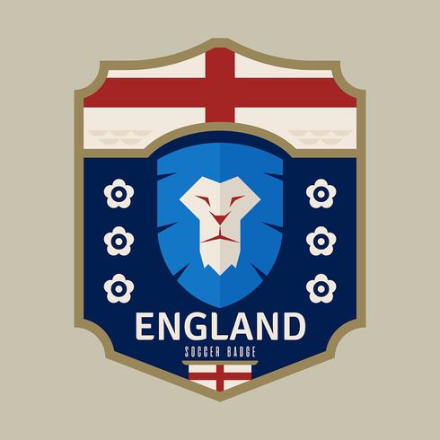 Emblema do futebol da copa do mundo de Inglaterra vetor