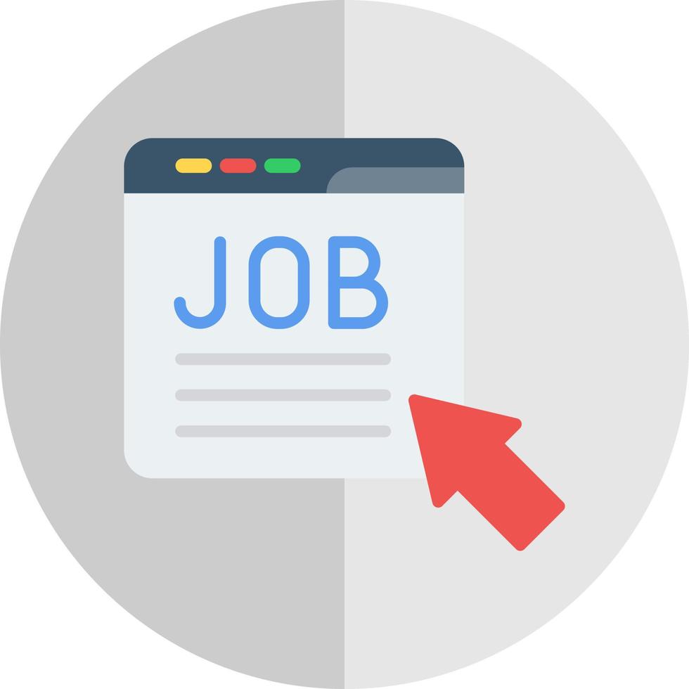 design de ícone de vetor de postagem de emprego