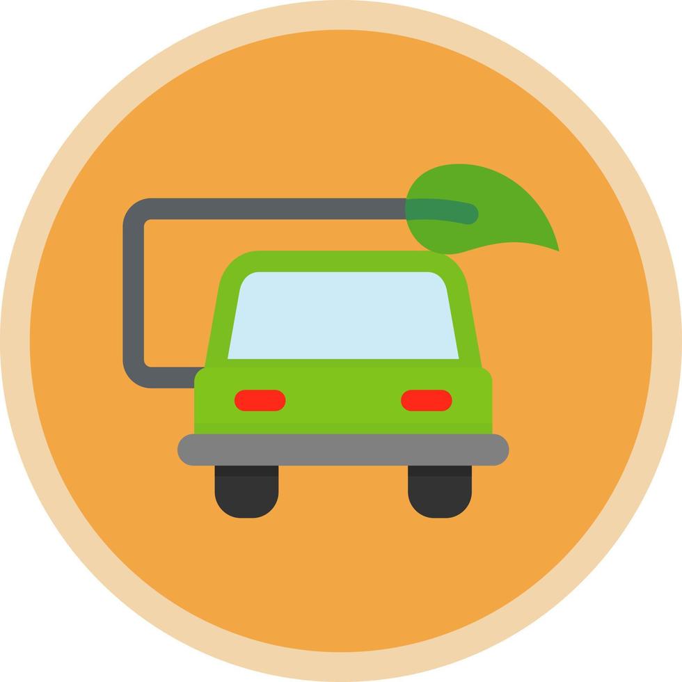 design de ícone de vetor de carro ecológico