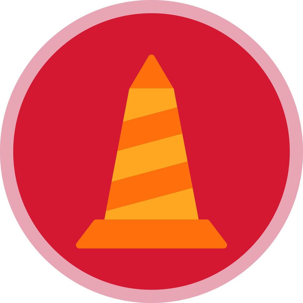 design de ícone de vetor de cone de trânsito