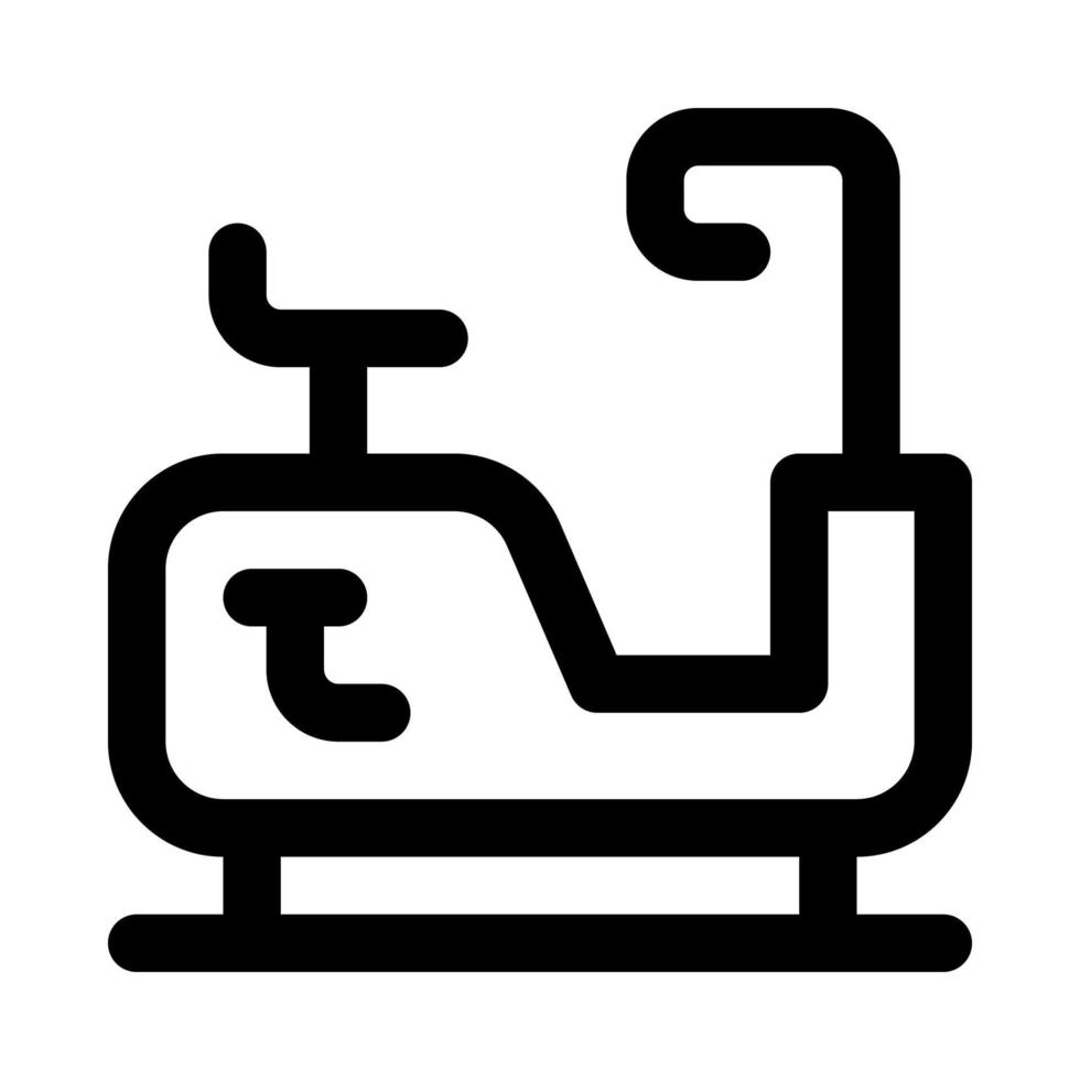 estacionário bicicleta ícone para seu local na rede Internet, móvel, apresentação, e logotipo Projeto. vetor
