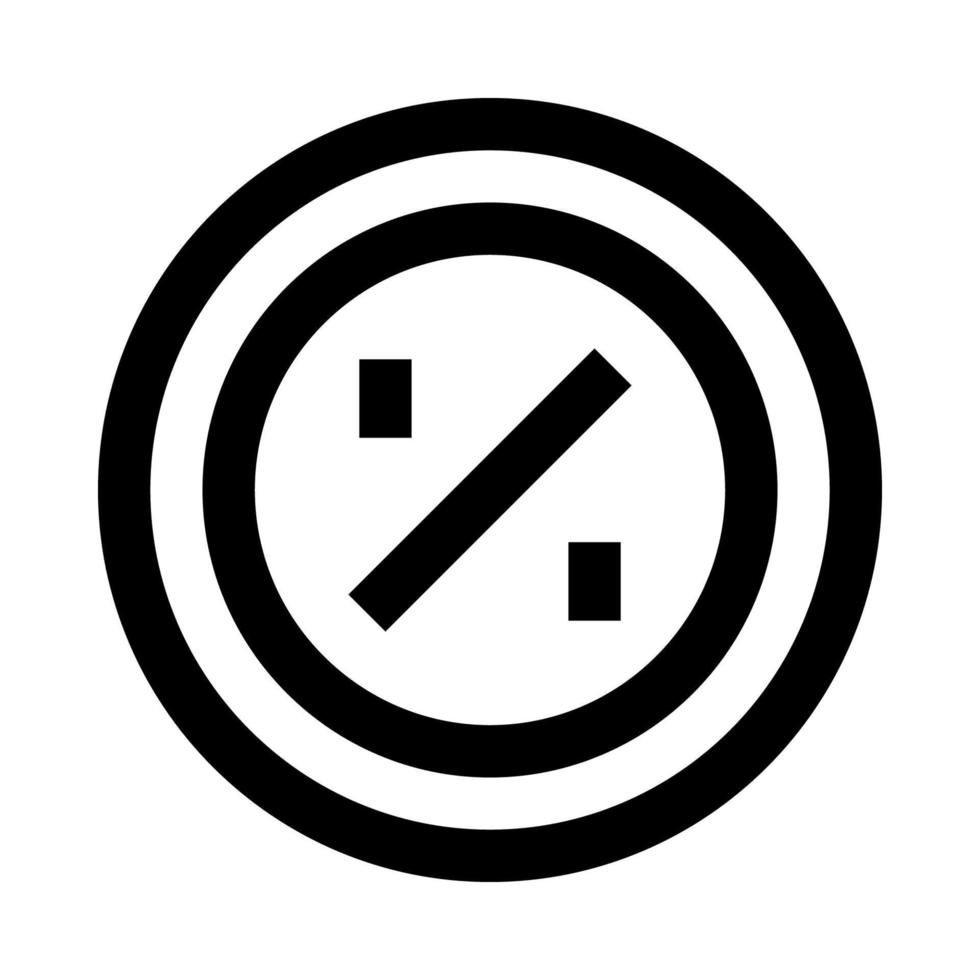 ícone de desconto para seu site, celular, apresentação e design de logotipo. vetor