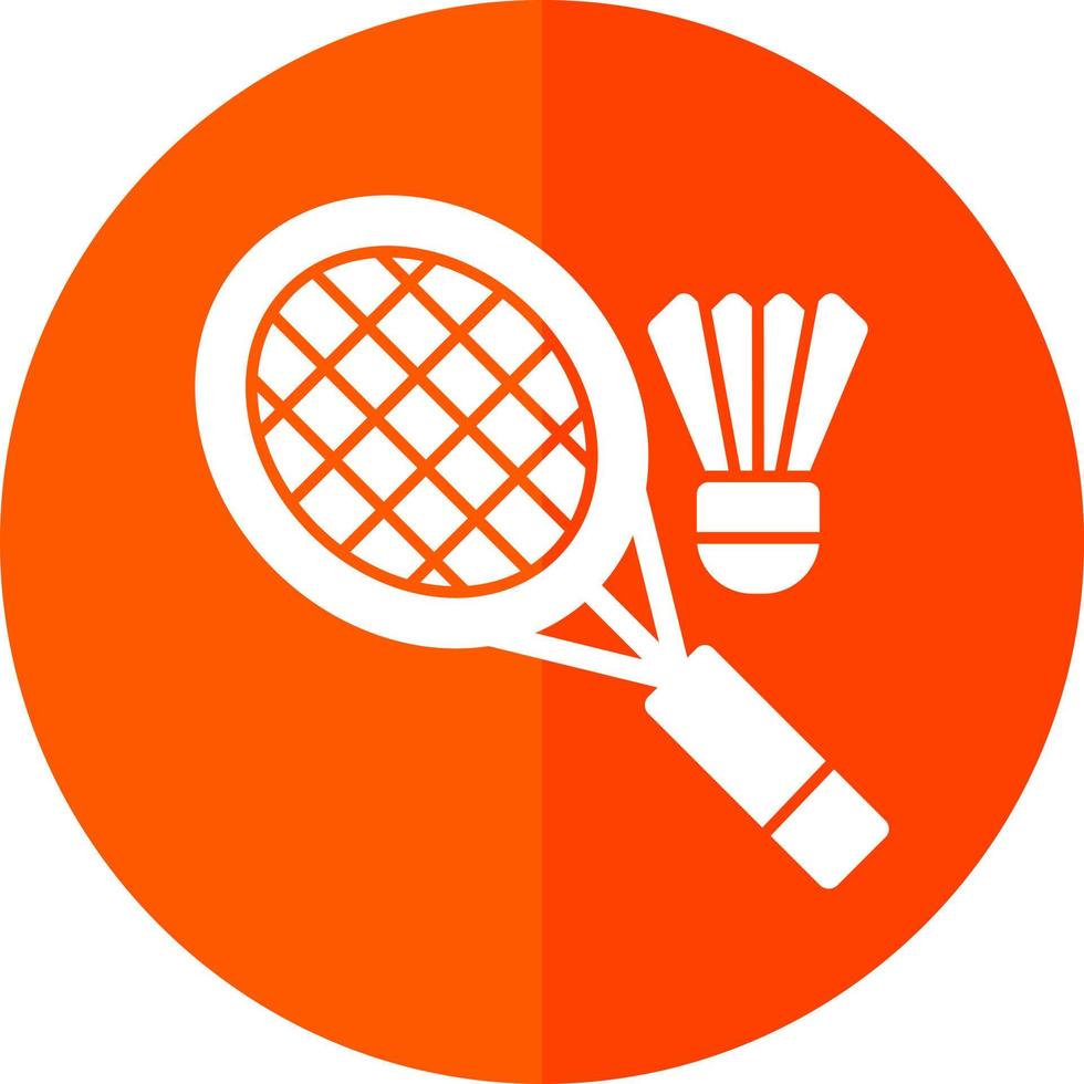 design de ícone de vetor de badminton