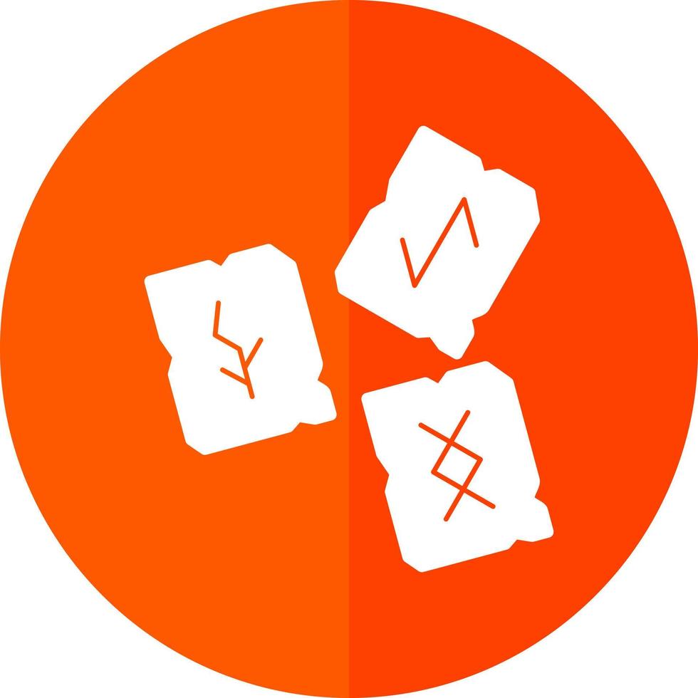 design de ícone de vetor de runas