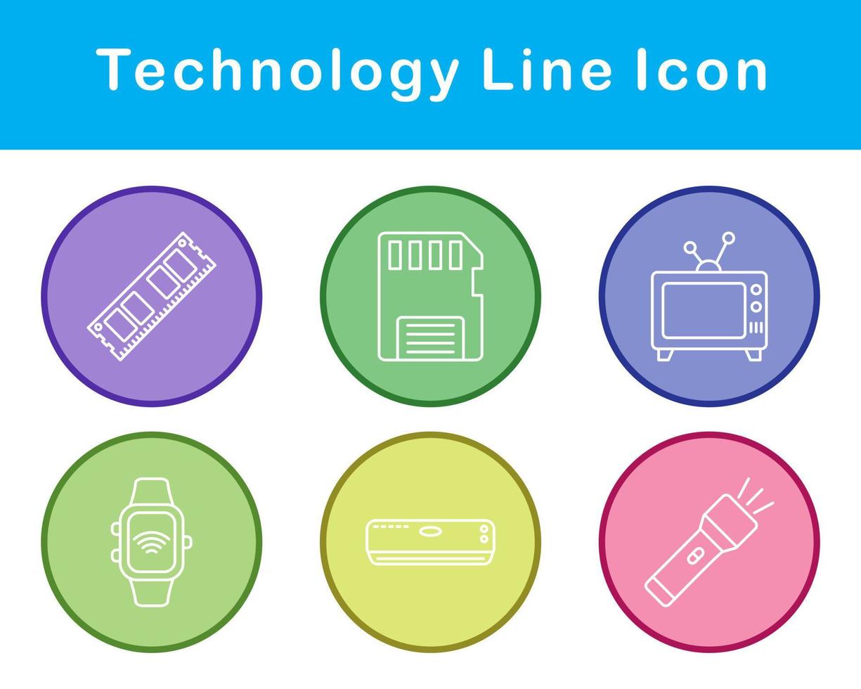 tecnologia vetor ícone conjunto