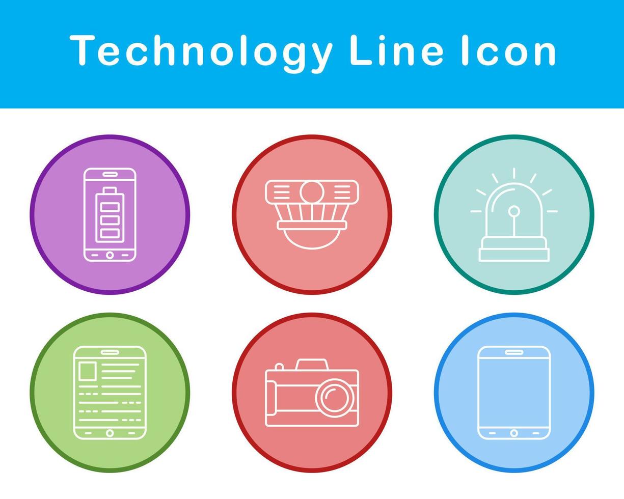 tecnologia vetor ícone conjunto