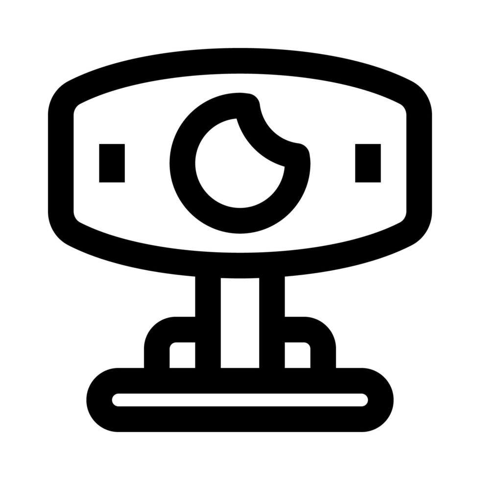 ícone de webcam para seu site, celular, apresentação e design de logotipo. vetor