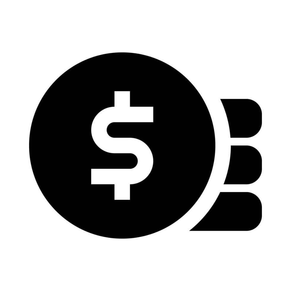 moeda ícone para seu local na rede Internet, móvel, apresentação, e logotipo Projeto. vetor