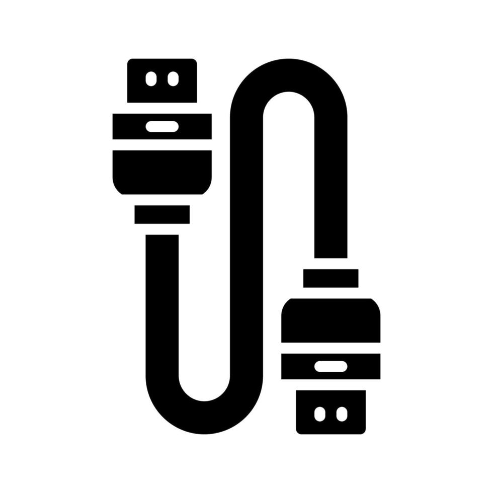 USB cabo ícone para seu local na rede Internet, móvel, apresentação, e logotipo Projeto. vetor