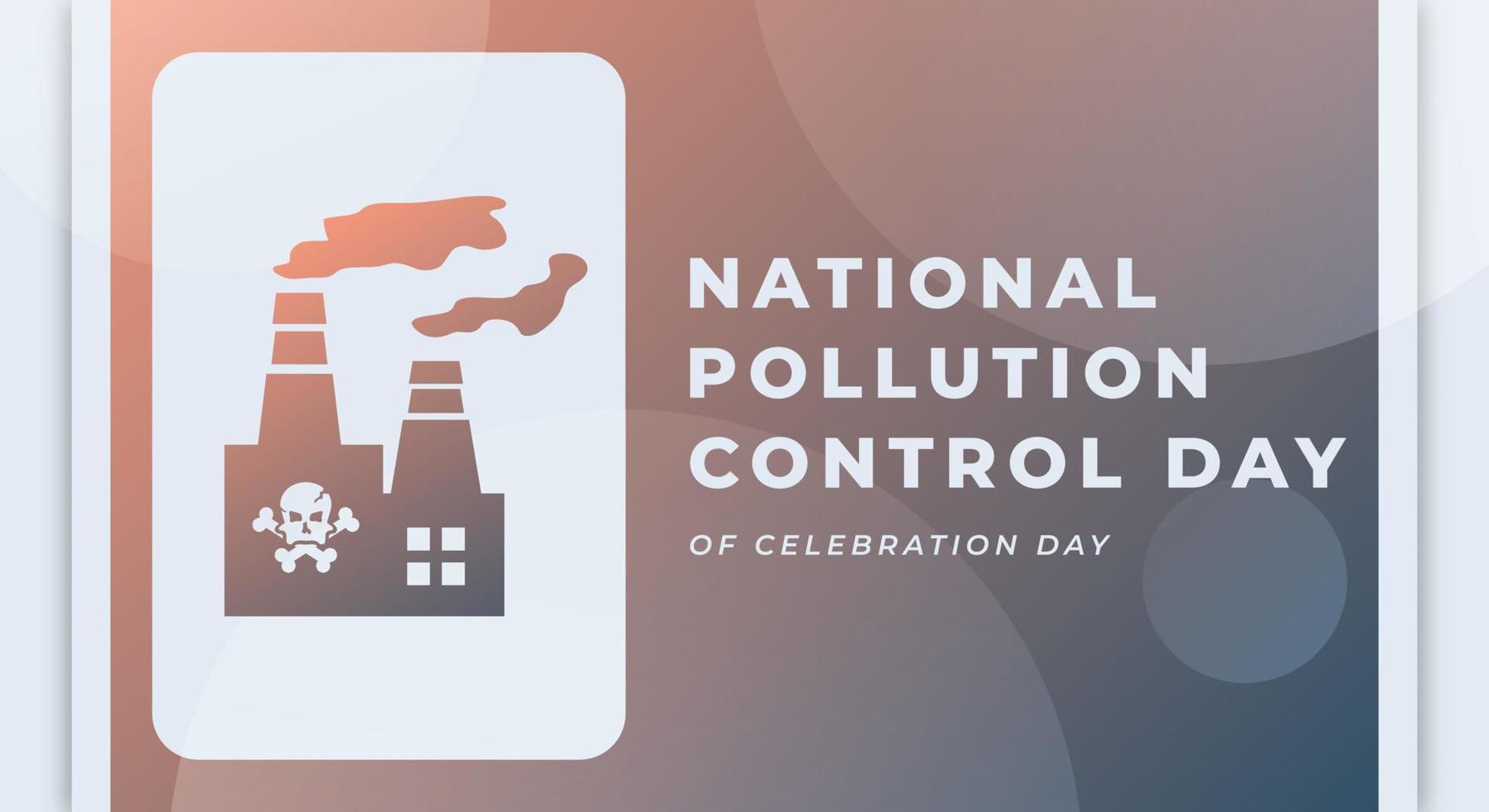 feliz nacional poluição ao controle dia celebração vetor Projeto ilustração para fundo, poster, bandeira, anúncio, cumprimento cartão