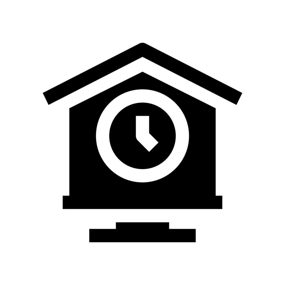 ícone de relógio de parede para seu site, celular, apresentação e design de logotipo. vetor