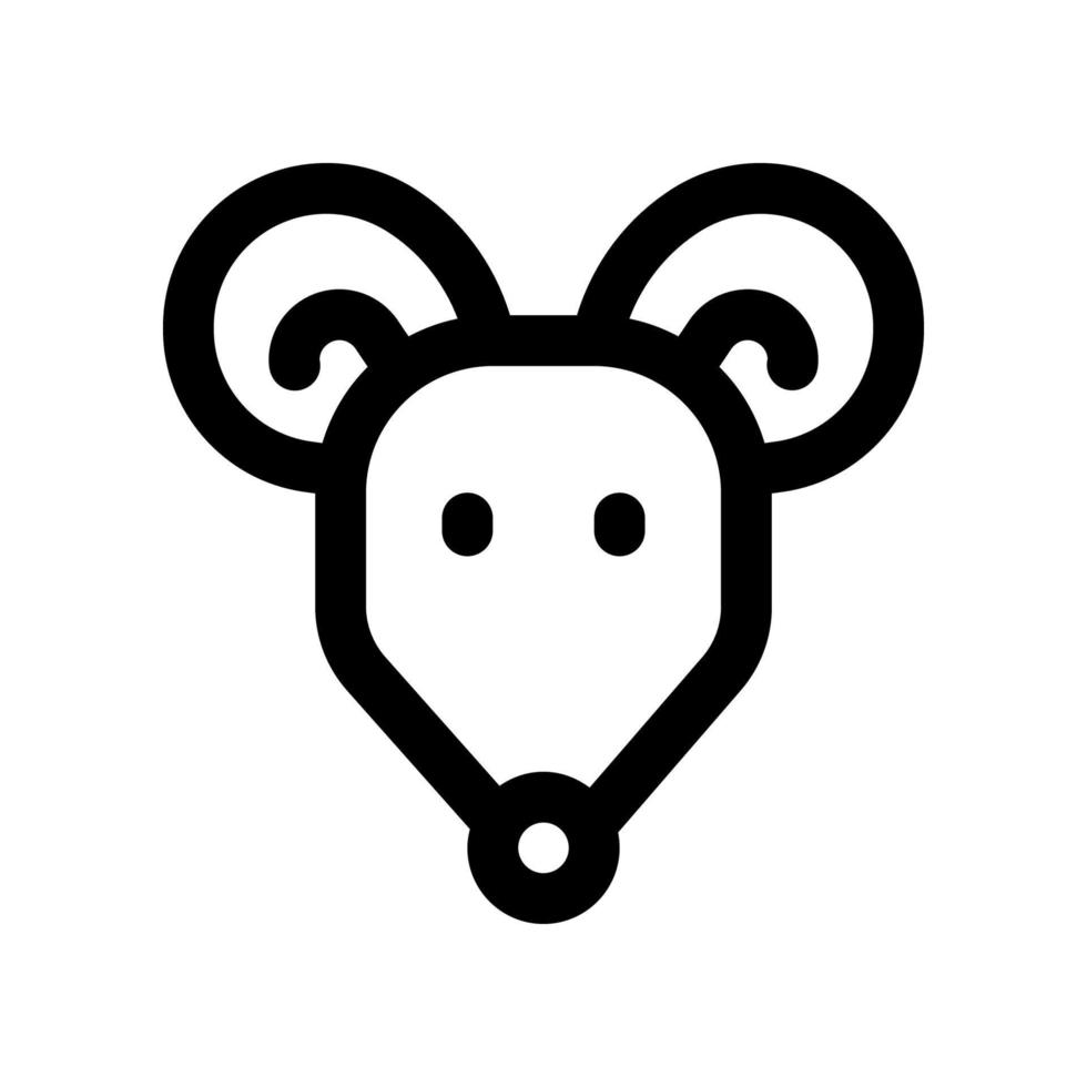 rato ícone para seu local na rede Internet projeto, logotipo, aplicativo, ui. vetor