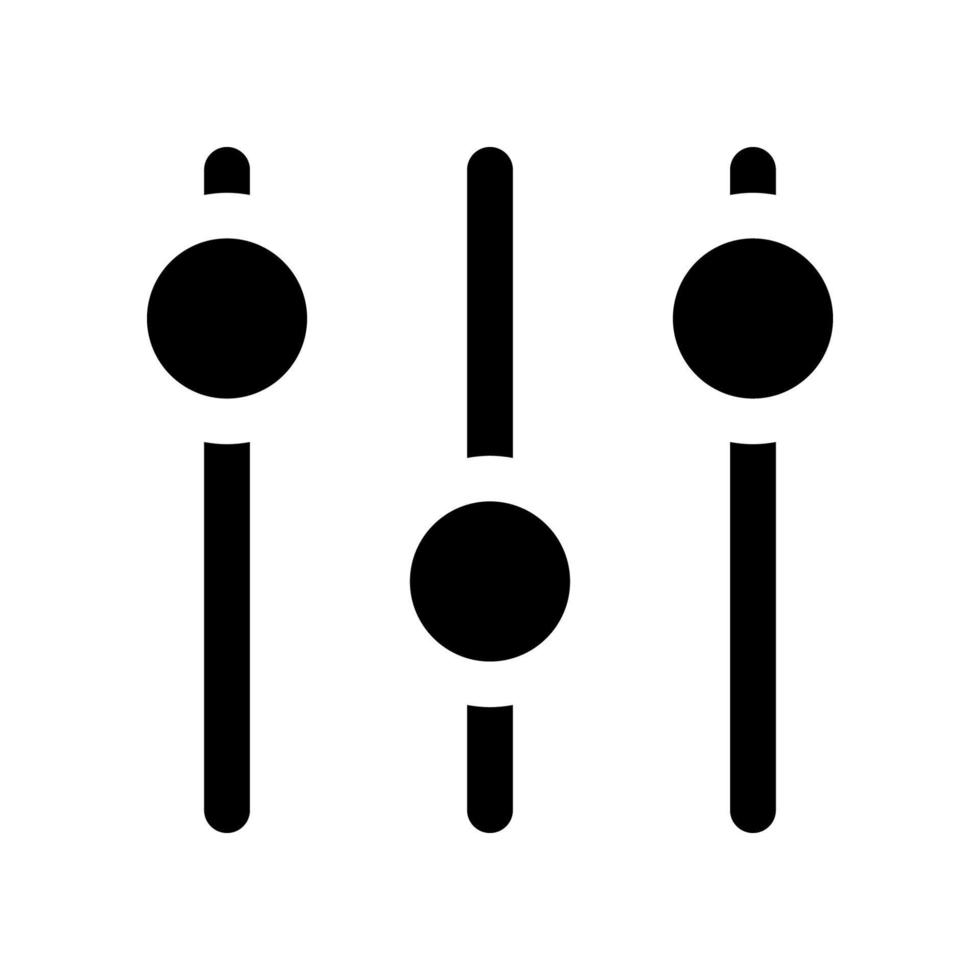 equalizador ícone para seu local na rede Internet projeto, logotipo, aplicativo, ui. vetor