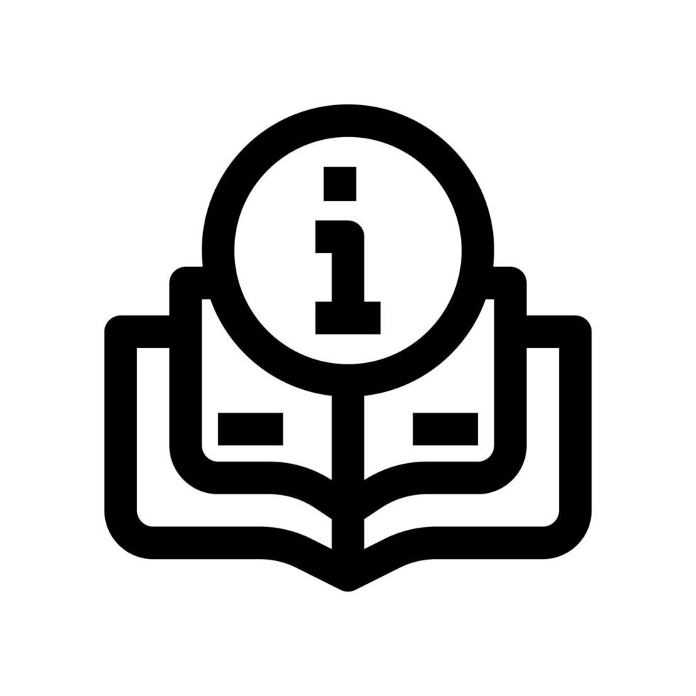manual livro ícone para seu local na rede Internet, móvel, apresentação, e logotipo Projeto. vetor