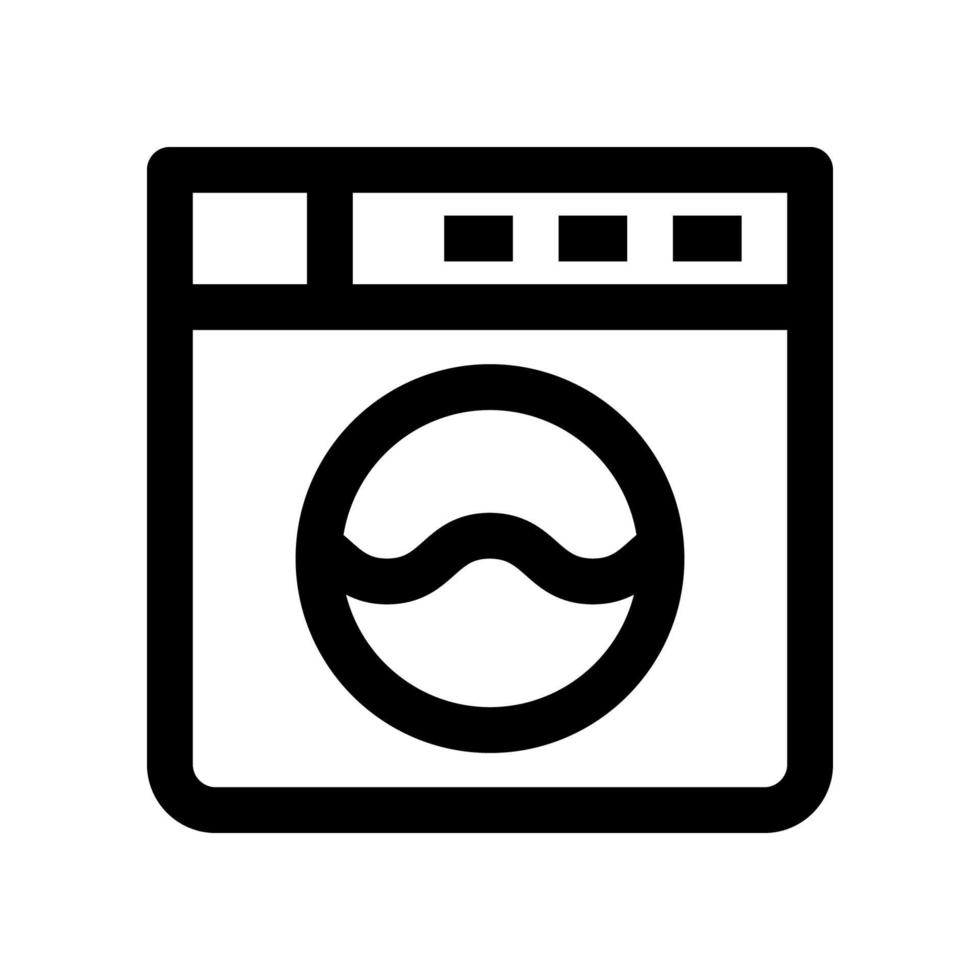 lavando máquina ícone para seu local na rede Internet, móvel, apresentação, e logotipo Projeto. vetor