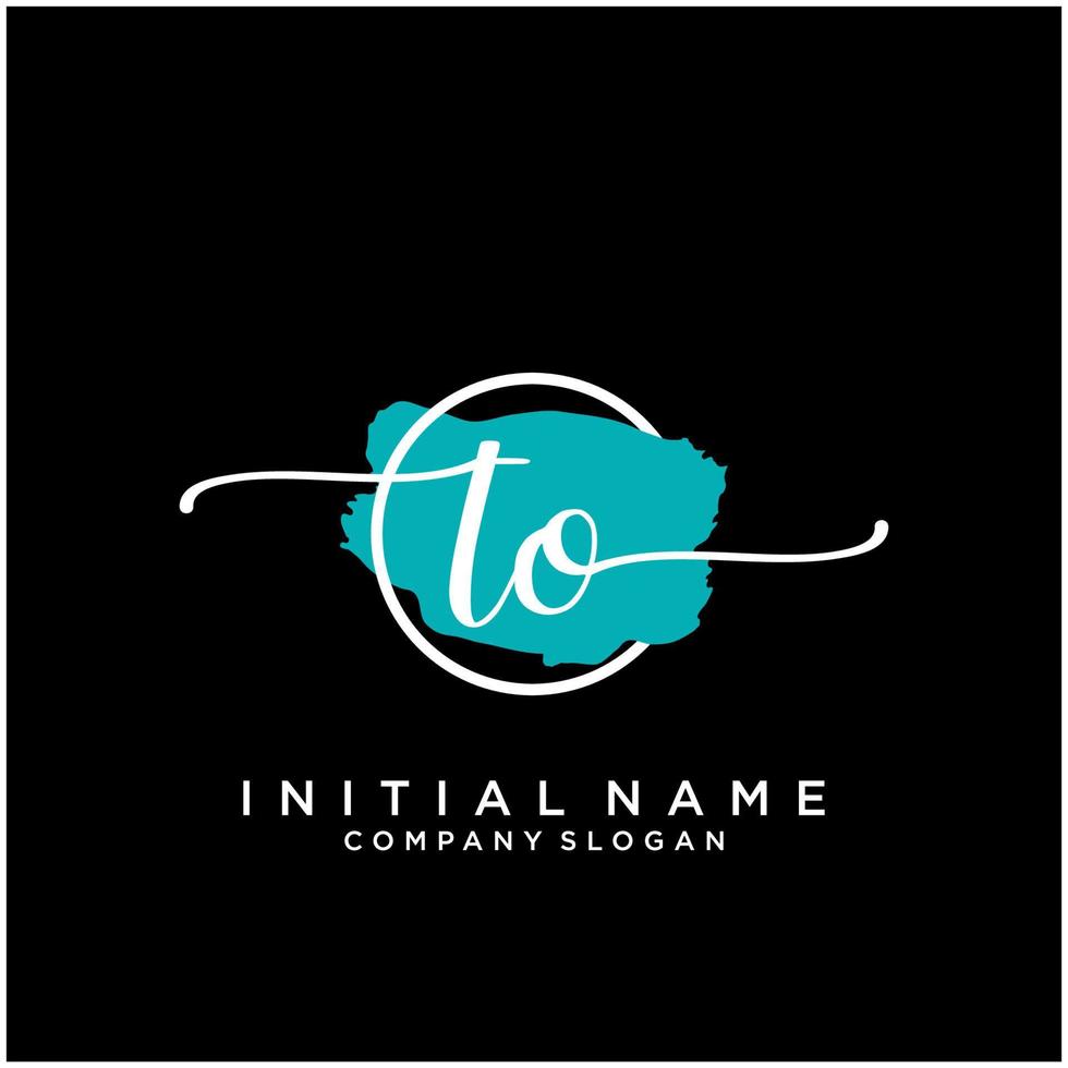 inicial para feminino logotipo coleções modelo. caligrafia logotipo do inicial assinatura, casamento, moda, joalheria, butique, floral e botânico com criativo modelo para qualquer companhia ou negócios. vetor