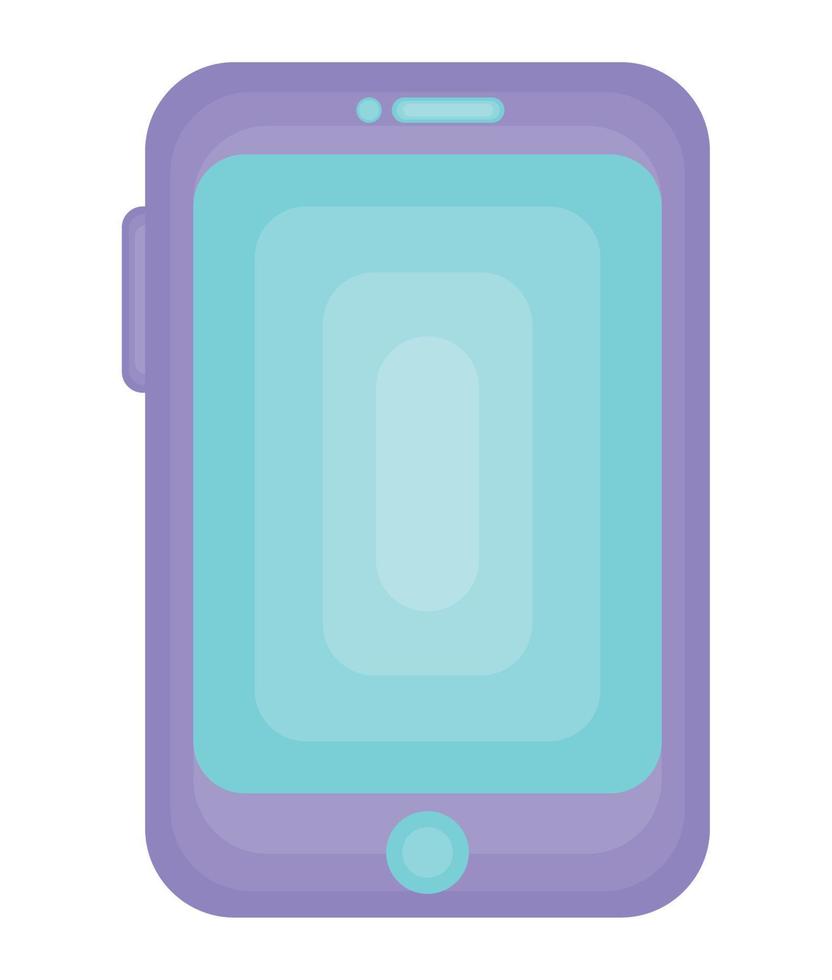 design de smartphone roxo vetor