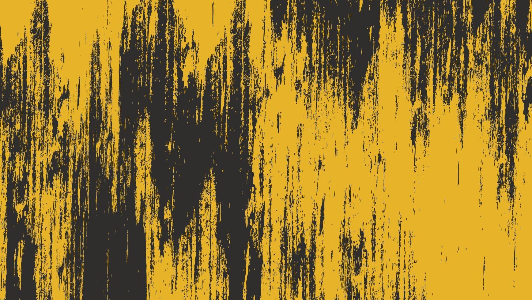 fundo de textura grunge de arranhão preto amarelo abstrato vetor