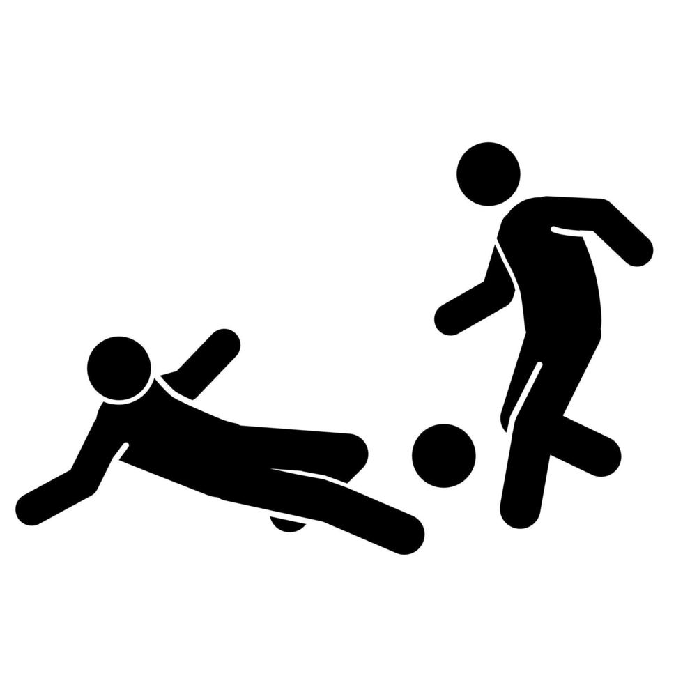 vetor ilustração do futebol jogadoras silhueta