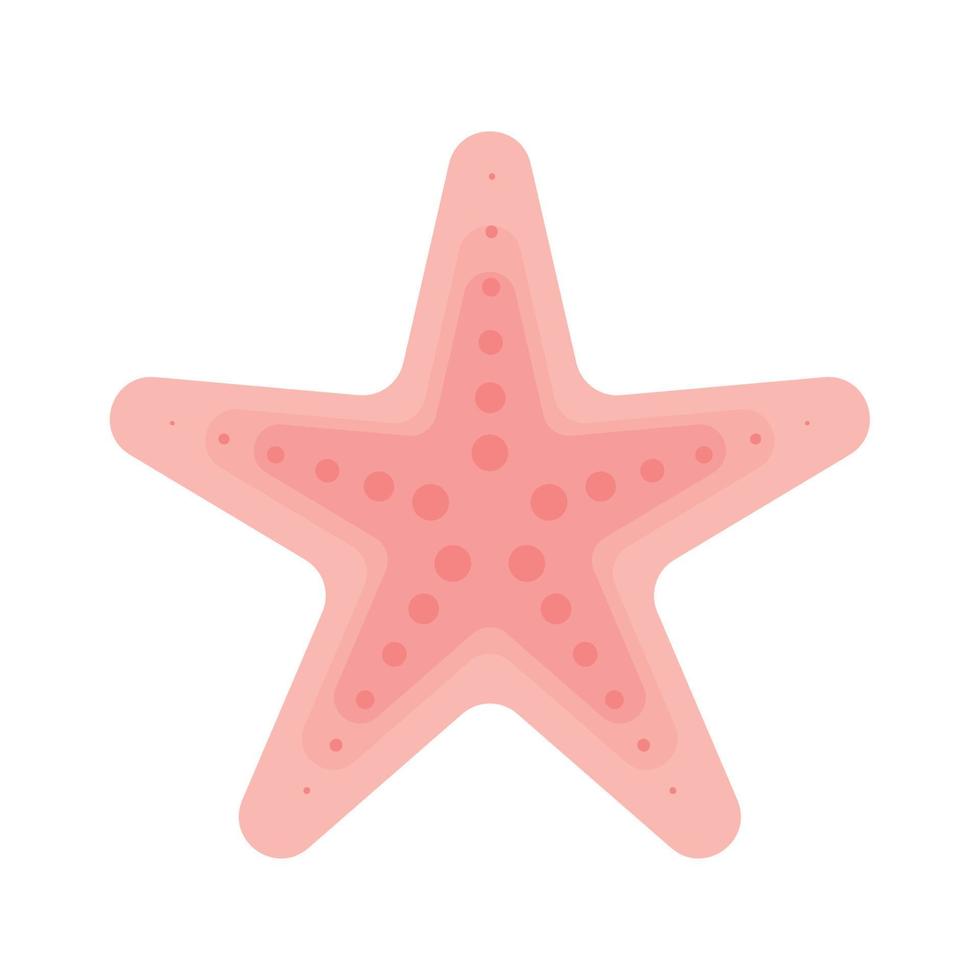 Rosa estrelas do mar Projeto vetor