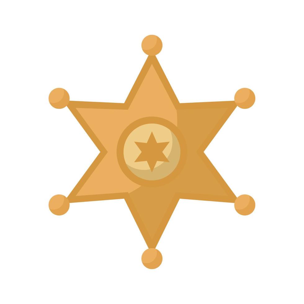 xerife Estrela Projeto vetor
