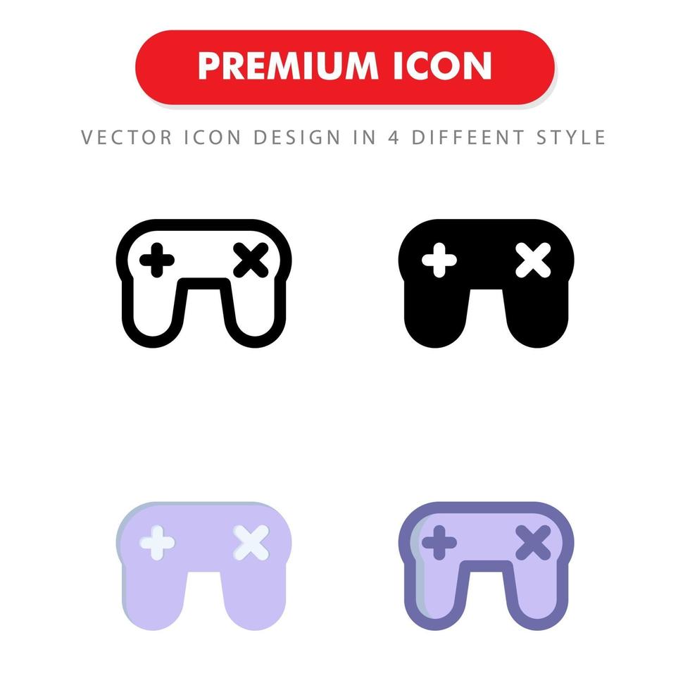 pacote de ícones do gamepad isolado no fundo branco. para o design do seu site, logotipo, aplicativo, interface do usuário. ilustração de gráficos vetoriais e curso editável. eps 10. vetor