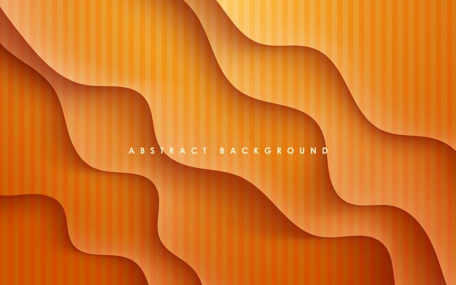 abstrato gradiente laranja dinâmico sombra ondulada fundo de textura. vetor eps10