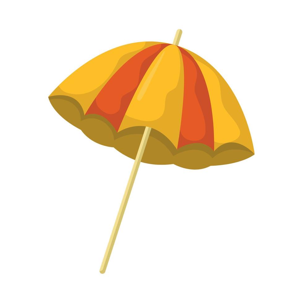de praia guarda-chuva ilustração vetor
