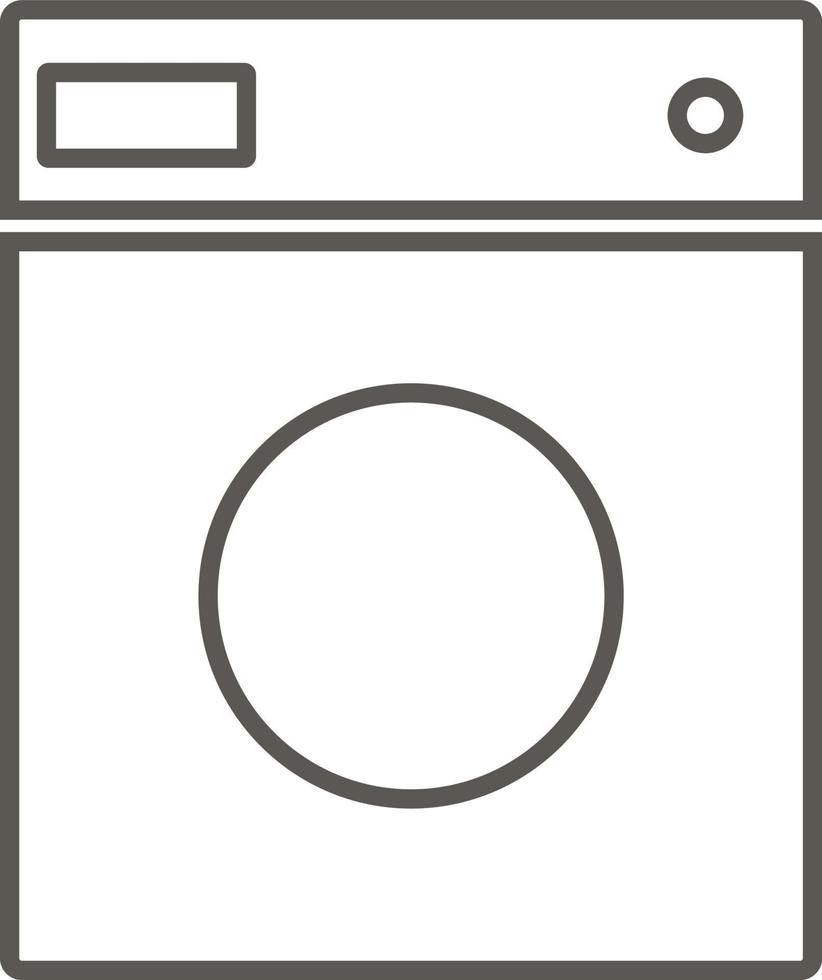 máquina de lavar vetor ícone. simples elemento ilustração a partir de mapa e navegação conceito. máquina de lavar vetor ícone. real Estado conceito vetor ilustração.