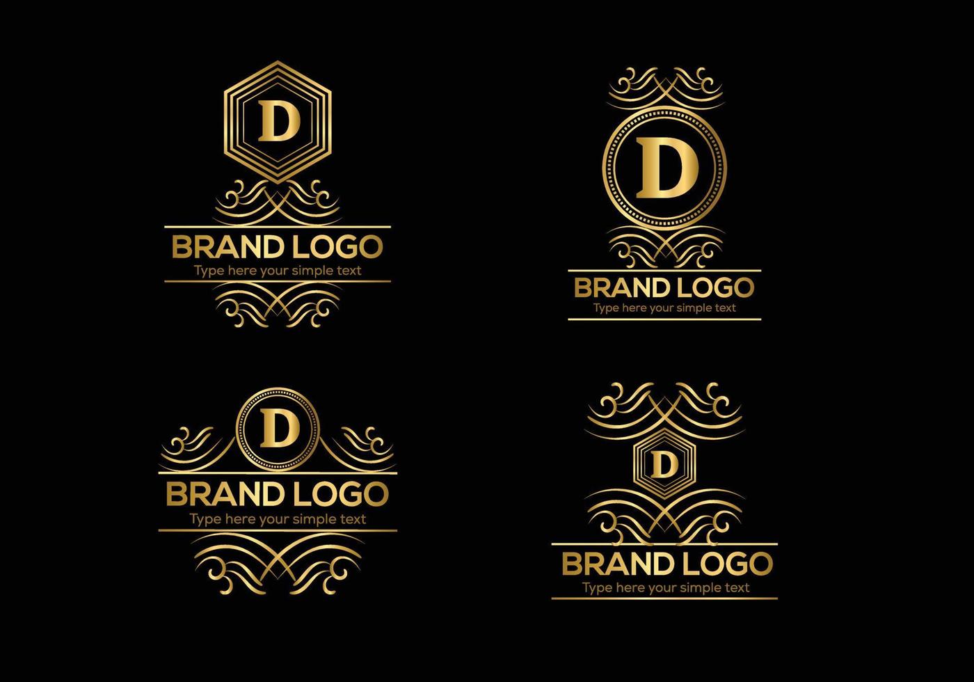 inicial carta luxo logotipo modelo dentro vetor arte para restaurante e de outros vetor ilustração