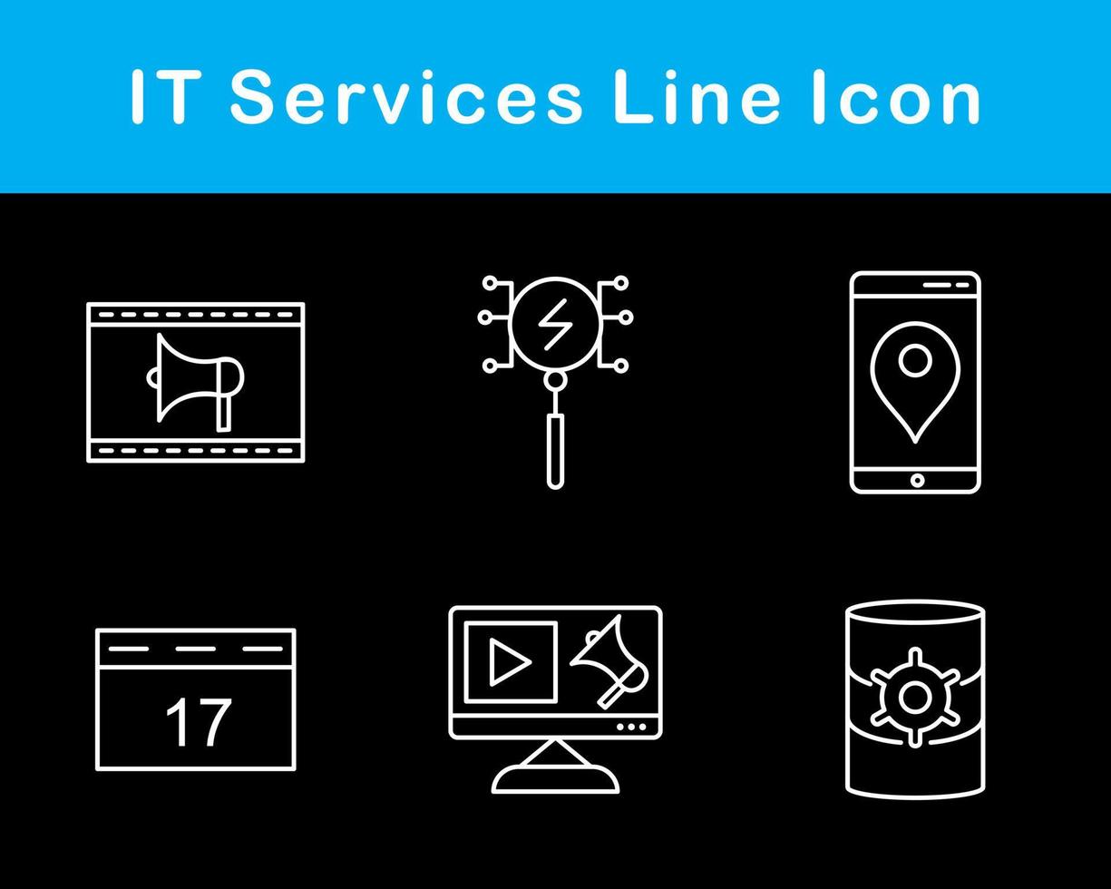 isto Serviços vetor ícone conjunto