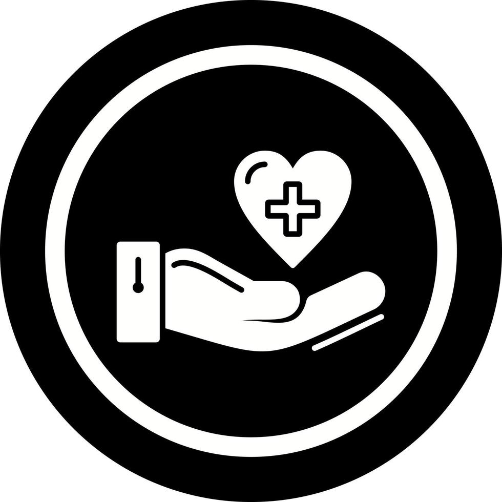 ícone de vetor de cuidados