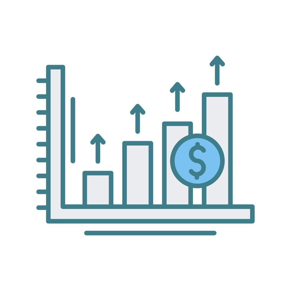 ícone de vetor de lucro