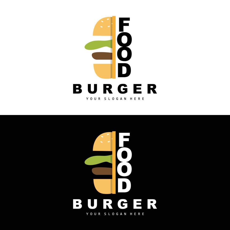 hamburguer logotipo, velozes Comida projeto, pão e legumes vetor, velozes Comida restaurante marca ícone ilustração vetor