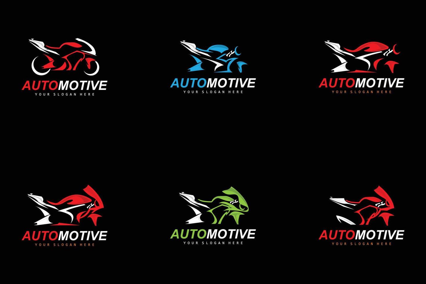 logotipo da motocicleta, vetor de veículo motosport, design para, automotivo, oficina de fantasias de motocicleta, reparo de motocicleta, marca de produto, motogp